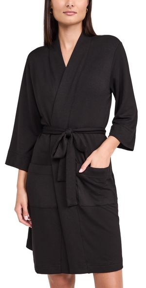 PJ Salvage Jammie Robe Black XS