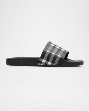 Men's Furley Check Slide Sandals