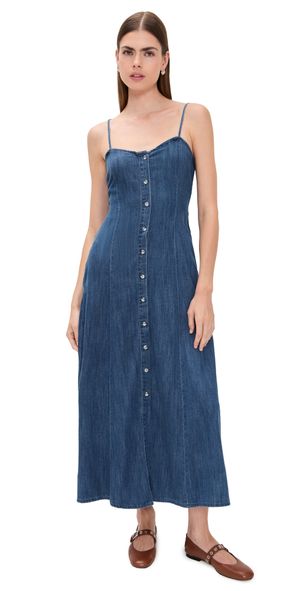Z Supply Angel Eyes Dress Medium Indigo XS