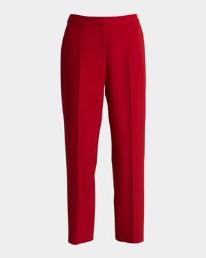 Poumas Straight Leg Wool Trousers