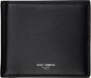 Dolce&Gabbana Black Calfskin Bifold Wallet