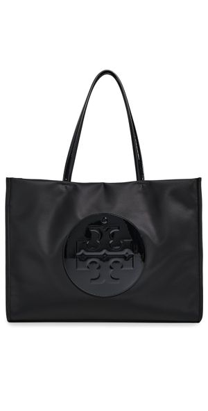 Tory Burch Ella Patent Tote Black One Size