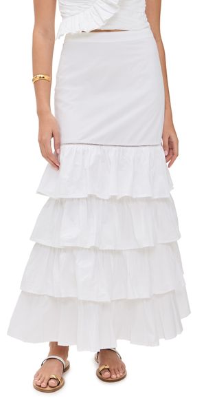 Ro's Garden Honduras Skirt White L