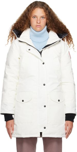Canada Goose White Trillium Down Jacket