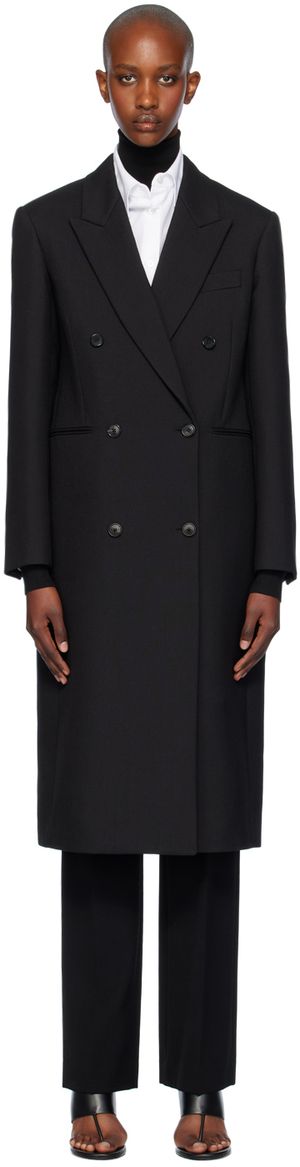 The Row Black Sand Coat