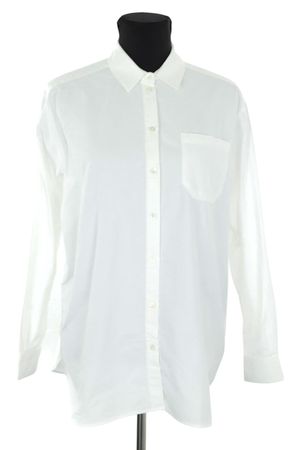 Sezane - Seconde Main - Chemise en coton - Taille S - Blanc