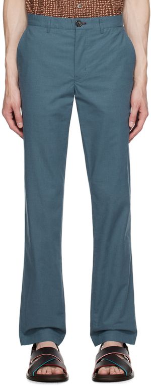 PS by Paul Smith Pantalon bleu à carreaux