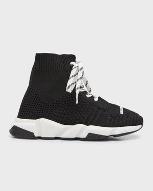 Kid's Speed Lace-Up Sock Sneakers