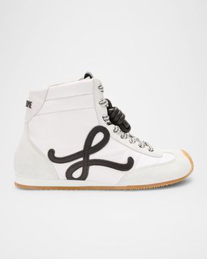Retro Runner High-Top Sneakers