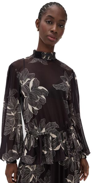 Dress To Floral Tunic Flora Print XS