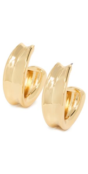 Jenny Bird Doune Hoops High Polish Gold One Size