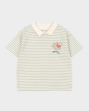 Rosie H-W x Boy's Game On Collared T-Shirt, Size 12M-6