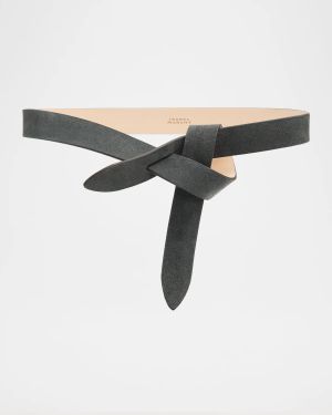 Lecce Tie-Up Suede Belt