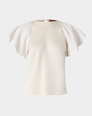 Zuzu Flutter-Sleeve Top