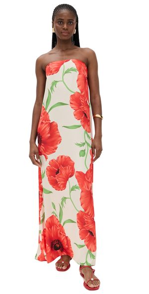 RESA Ophelia Maxi Dress Orange Floral L