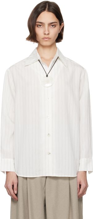 Nanushka White Fryda Shirt