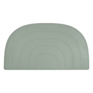 Kindsgut - Set de table arc-en-ciel en silicone - Taille Unique - Vert
