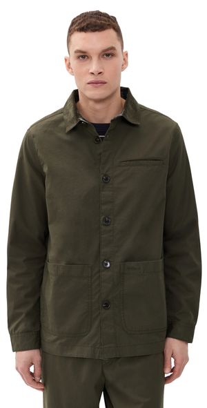 Barbour Cole Shirt Jacket Olive L