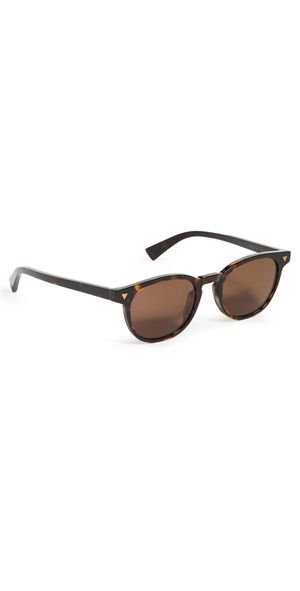 Bottega Veneta Classic Round Sunglasses Havana-Havana-Brown One Size