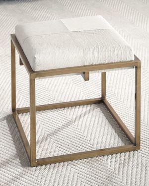 Normandie Hide Ottoman