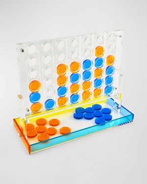 Lucite Four-in-a-Row Set