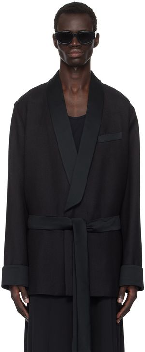 AMIRI Black Smoking Jacket