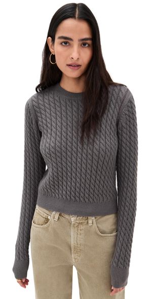 Favorite Daughter The Feel Good Sweater Grey Shadow L