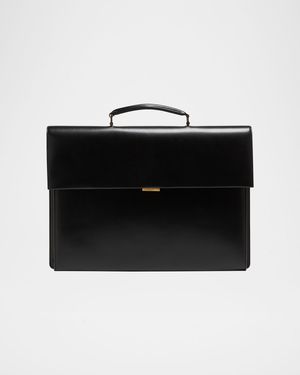 Men's Smooth Leather Briefcase