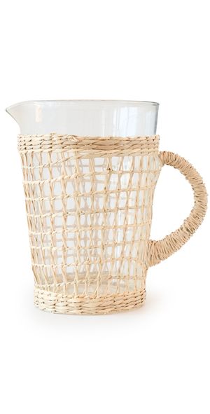 Jenni Kayne Seagrass Picnic Pitcher Natural One Size