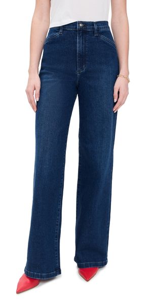 Favorite Daughter The Mischa Super High Rise Wide Leg Jeans Columbia 24