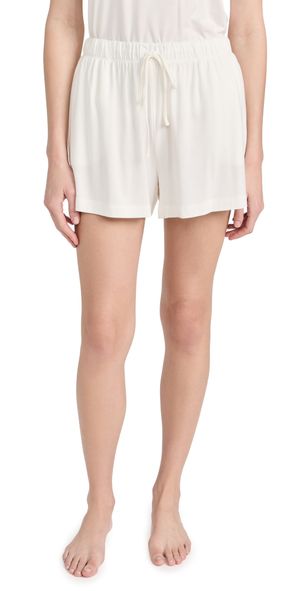 Eberjey Gisele Everyday Relaxed Shorts Ivory M