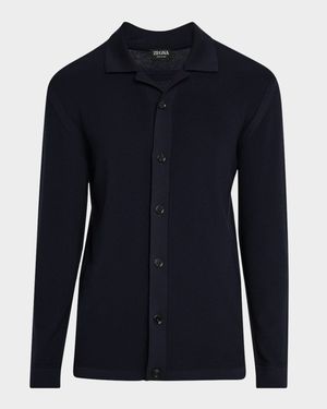 Men's Wool Sport Shirt