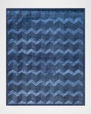 Monroe Chevron Hand Knotted Rug