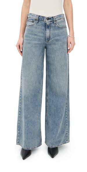 rag & bone Featherweight Sofie Full Wide Pants Theo 28