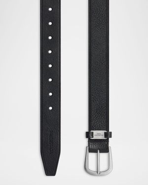 Men's Leather Suit Belt