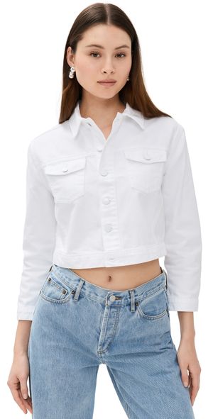 L'AGENCE Koda Crop Jacket Blanc S