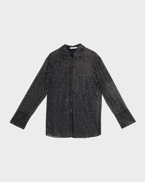 Finely Embellished Oversized Blouse