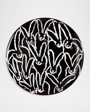 Jubilee Serving Plate with Gold Rim