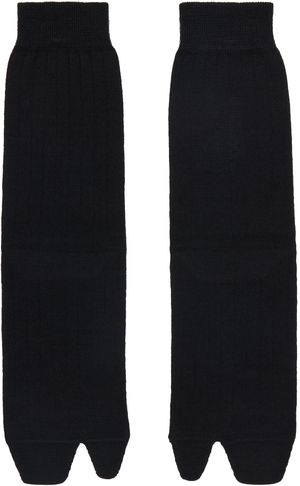 Maison Margiela Black Tabi Socks
