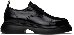GANNI Black Everyday Lace-Up Derbys