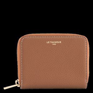 Le Tanneur - Porte-monnaie en cuir grainé - Taille Unique - Marron