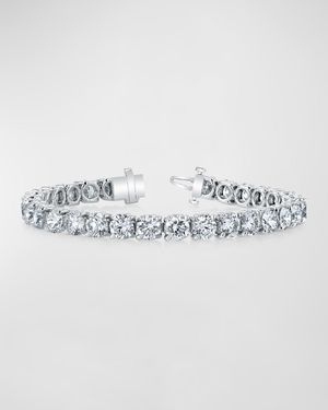 x Danielle Klein 18K Gold Round-Cut Diamond Buttercup Tennis Bracelet, 9.00tcw, 7"L