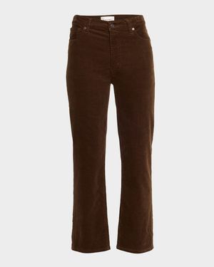 Le Sleek Straight Corduroy Jeans