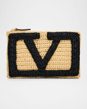 Viva Superstar VLOGO Crochet Clutch Bag