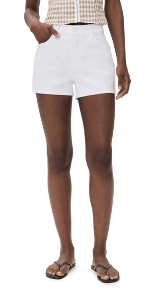 Good American Good 90s Shorts White001 2