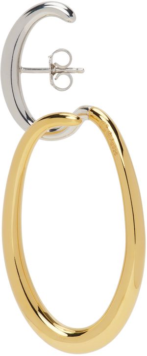 C.Chesnais Gold & Silver Delta Single Earring