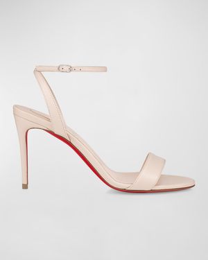 85mm Loubigirl Ankle-Strap Sandals