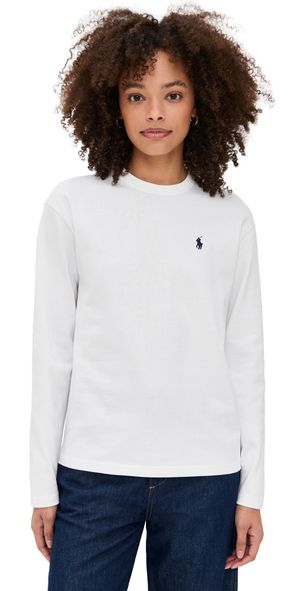 Polo Ralph Lauren Jersey Long Sleeve Tee White XL