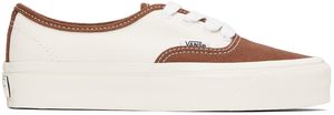 Vans Off-White & Brown Authentic Reissue 44 Sneakers