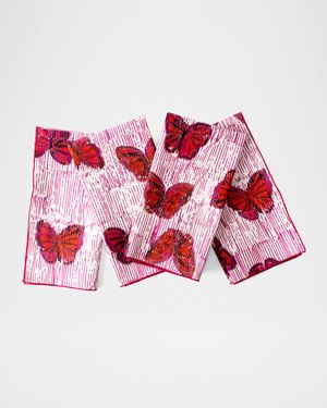 Pretty in Pink Cotton Dinner Napkin